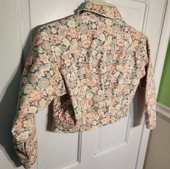 Rebecca Taylor Cropped Jean Jacket Size S - Picture 7 of 7